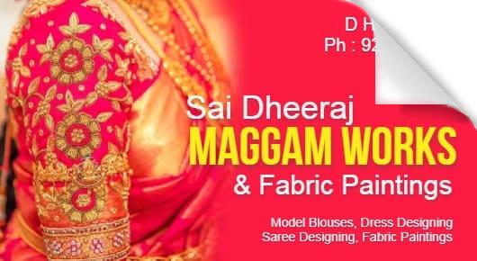Blouse Maggam Work Designers in Visakhapatnam (Vizag) : Sai Dheeraj Maggam Works in Murali Nagar