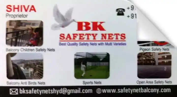 Balcony Safety Net Dealers in Visakhapatnam (Vizag) : BK Safety Nets in Rajayyapeta