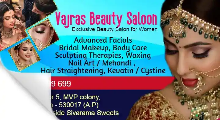 Beauty Parlour For Pimple Treatment in Visakhapatnam (Vizag) : Vajras Beauty Salon in MVP Colony