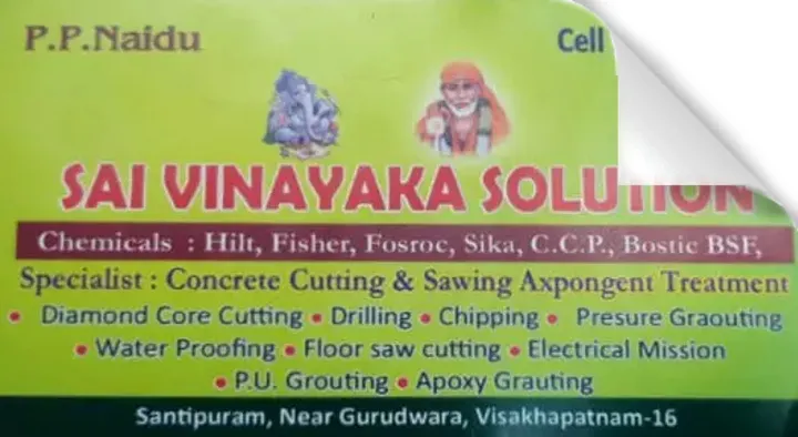 Concrete Cutting Works in Visakhapatnam (Vizag) : Sai Vinayaka Solutions in Santhipuram
