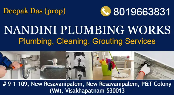 Nandini Plumbing Services in P and T Colony, Visakhapatnam