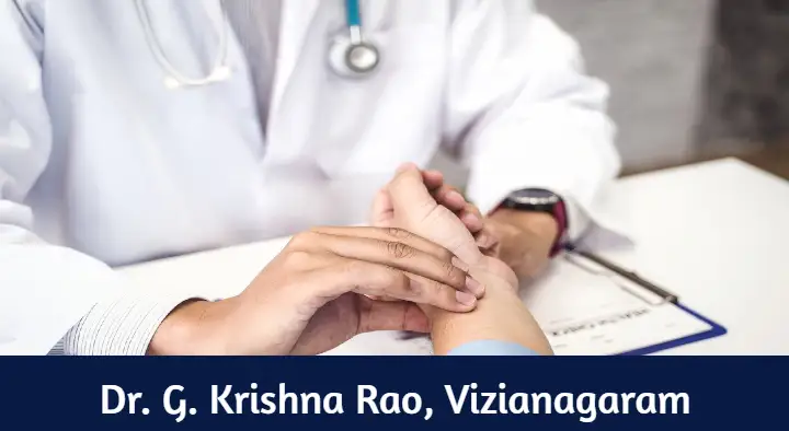 Doctors Opthomologist in Vizianagaram  : Dr. G. Krishna Rao in Kota Junction
