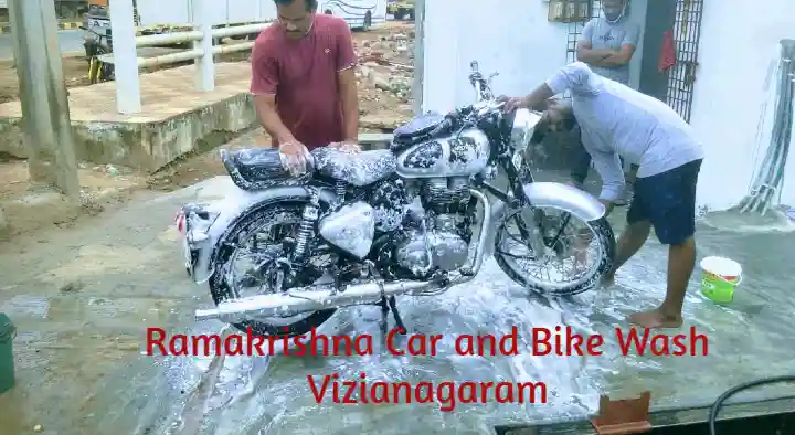 Car And Bike Washing Service in Vizianagaram  : Ramakrishna Car and Bike Wash in Kothapeta