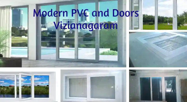 Pvc And Upvc Doors And Windows Dealers in Vizianagaram  : Modern PVC and Doors in AG Road