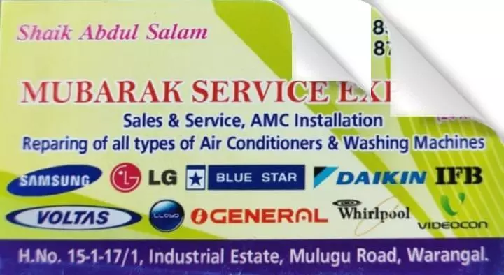 Daikin Ac Repair And Service in Warangal  : Mubarak Service Experts in Hanamkonda