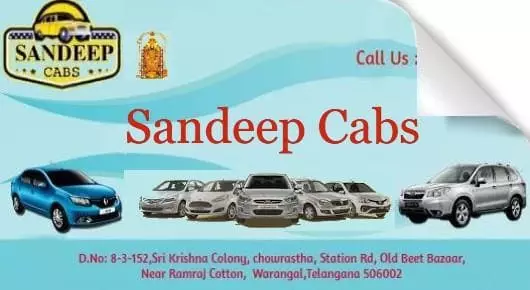 North India Tour Agencies in Warangal  : Sandeep Cabs in Old Beet Bazar