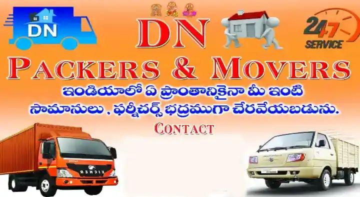 Mini Van And Truck On Rent in West_Godavari  : DN Packers and Movers in Tadepalligudem