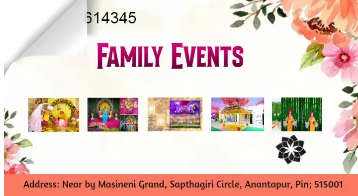 Family Events in Sapthagiri Circle