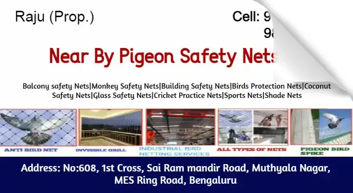 Near By Pigeon Safety Nets in Muthyala Nagar, Bengaluru