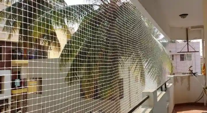 Coconut Safety Net Dealers in Chennai (Madras) : Sravanthi Balcony Safety Nets in Choolaimedu