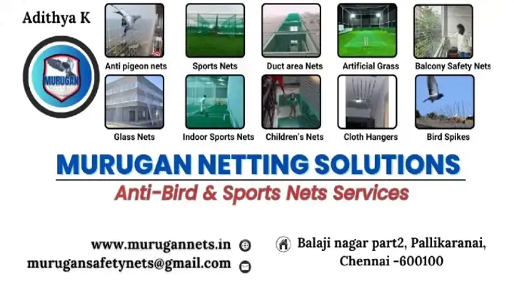 Safety Nets in Chennai (Madras) : Murugan Netting Solutions in Pallikaranai