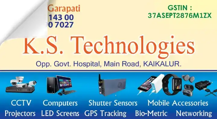 KS Technologies in Kaikaluru, Eluru