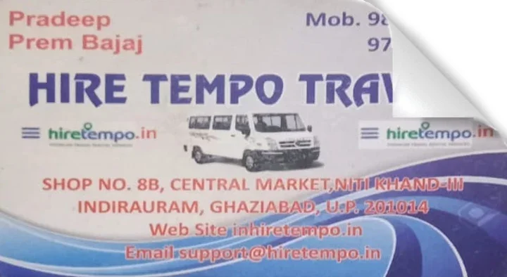 Tours And Travels in Ghaziabad   : Hire Tempo Travels in Indirauram