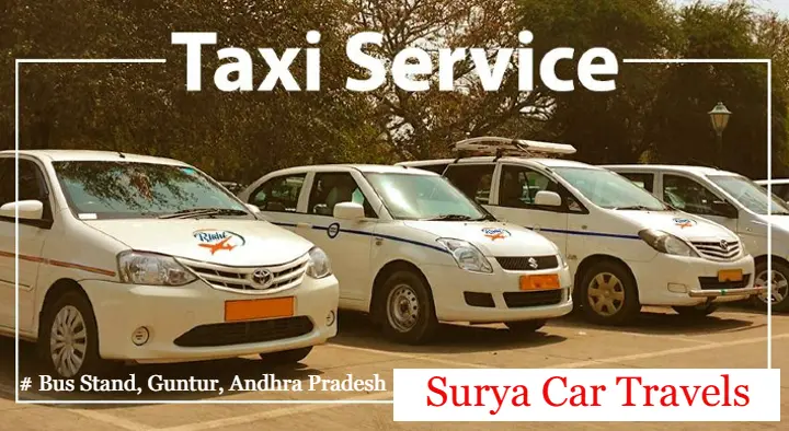 Car Drivers in Guntur  : Surya Car Travels in GUNTUR