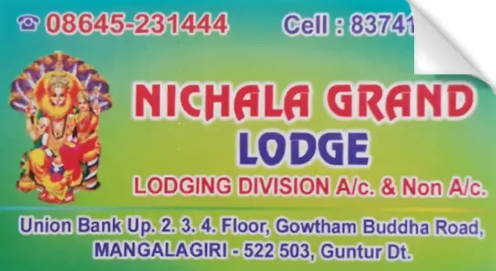 Nichala Grand Lodge in Mangalagiri