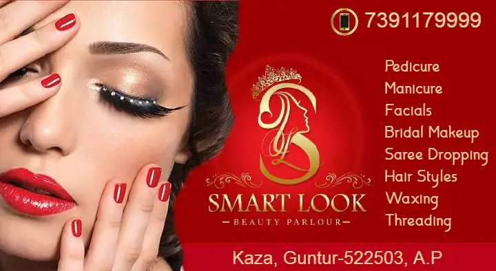 Beauty Parlour For Pimple Treatment in Guntur  : Smart Look Beauty Parlour in Kaza