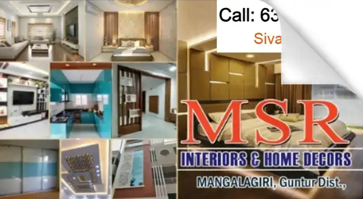 MSR Interior and Home Decor in Mangalagiri, Guntur