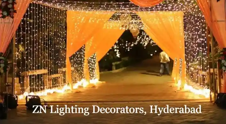 Function Lighting Decoration in Hyderabad  : ZN Lighting Decorators in Lakdikapool