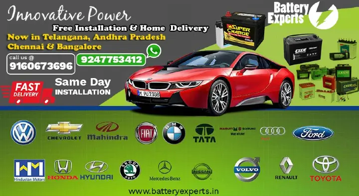 Amaron Battery Dealers in Hyderabad  : Battery Experts in Secunderabad