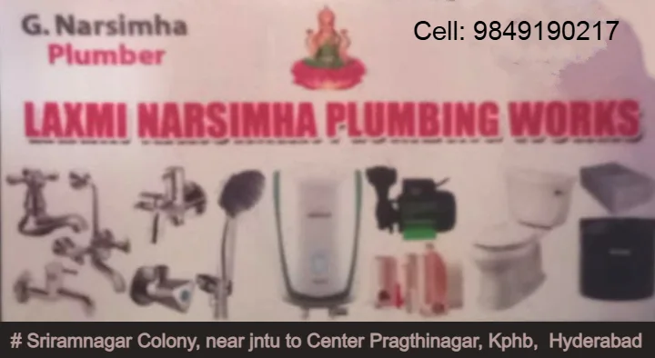 Laxmi Narsimha Plumbing Works in Kphb Colony, Hyderabad