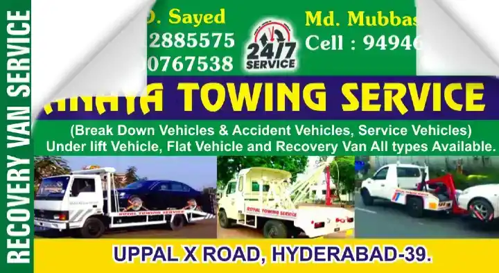 Anaya Towing Service in Uppal, Hyderabad