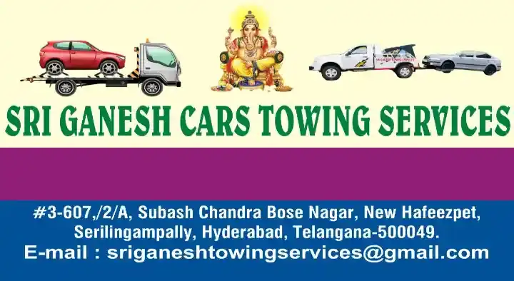 Sri Ganesh Car and Bike Towing Services in Serilingampally