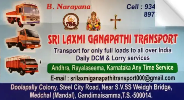 Sri Laxmi Ganapathi Transport in Medchal