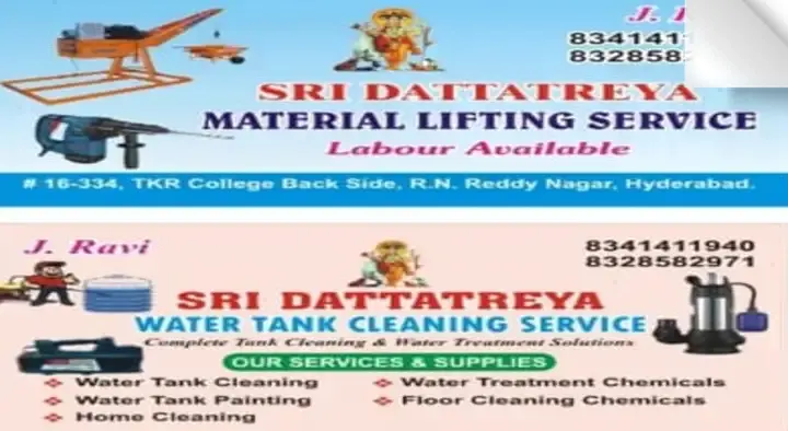 sumps cleaning services in Hyderabad : Sri Dattatreya Water Tank Cleaning Service in RN Reddy Nagar