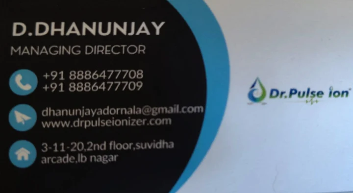 Dr. Pulse Ion Water Purifier in LB Nagar, Hyderabad