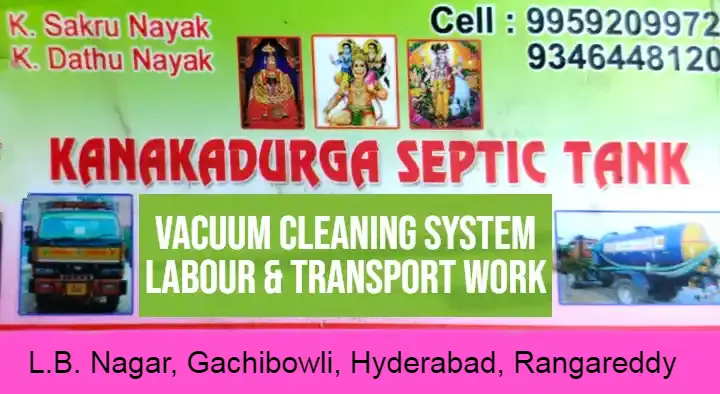 Labour Manpower Suppliers in Hyderabad  : Kanakdurga Septic Tank in Gachibowli