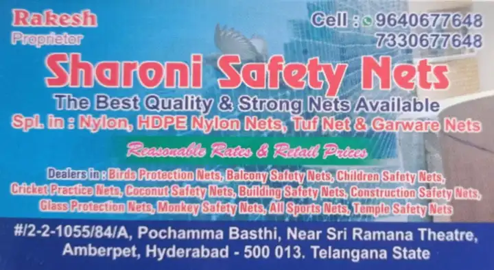 Sharoni Safety Nets in Amberpet