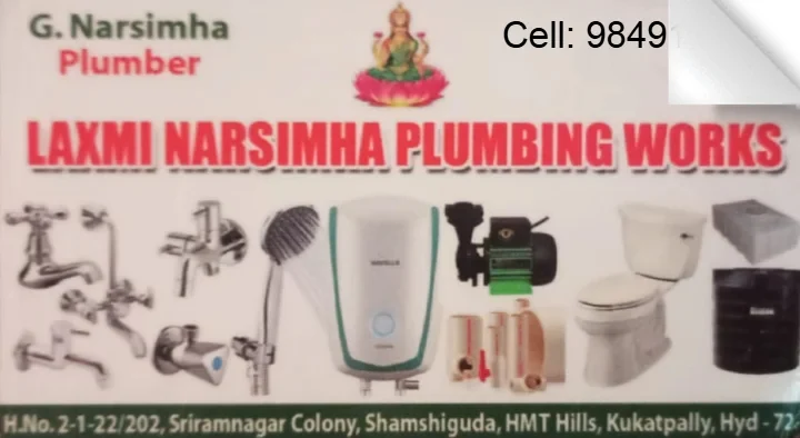 Laxmi Narsimha Plumbing Works in Kphb Colony, Hyderabad