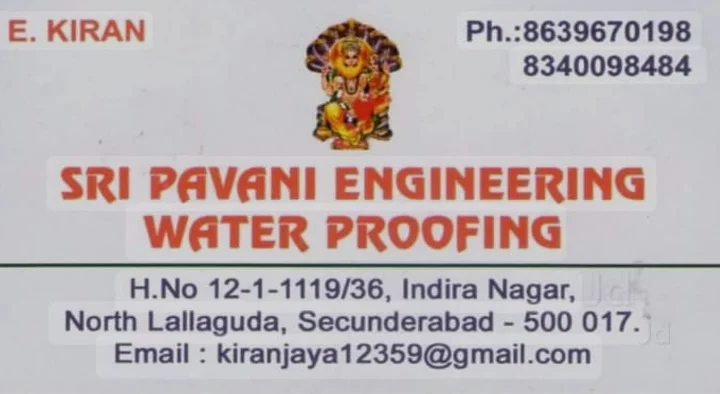 Sri Pavani Engineering Water Proofing in Secunderabad, Hyderabad