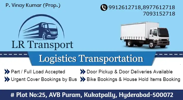 LR Transport in Kukatpally, Hyderabad