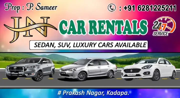 JN Car Rentals in Prakash Nagar, Kadapa