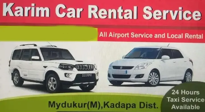 Karim Car Rental Service in Mydukur, Kadapa