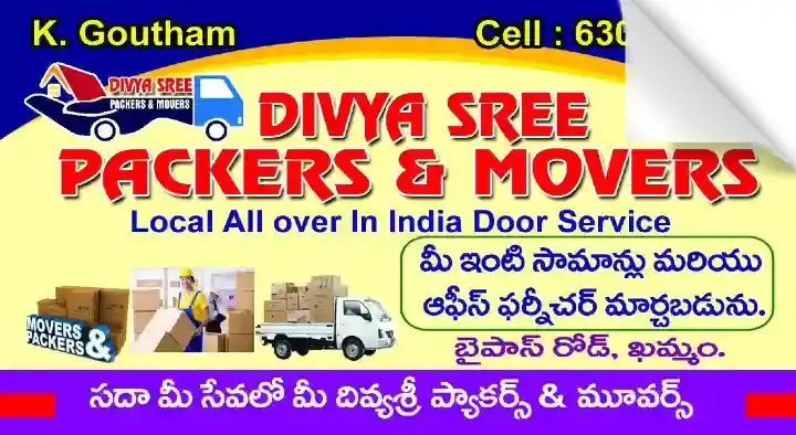 Divya Sree Packers and Movers in Bus Stand, Khammam