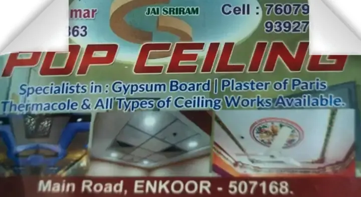 POP Ceiling in Enkuru, Khammam