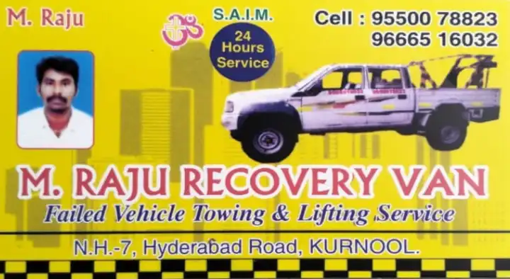 Raju Recovery Van in Auto Nagar, Kurnool