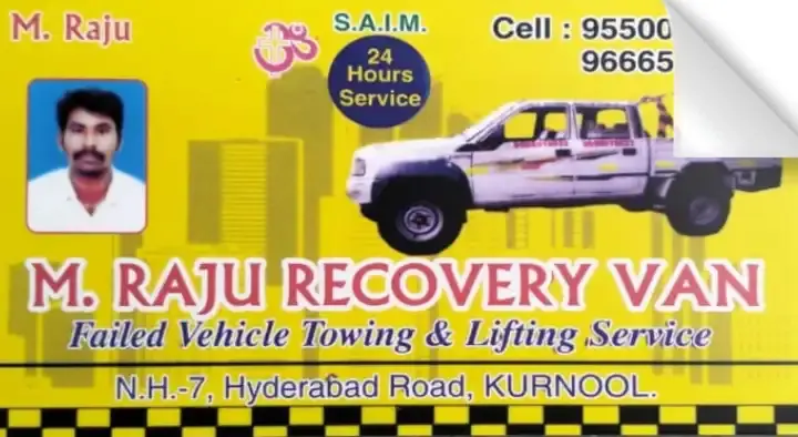 Raju Recovery Van in Auto Nagar, Kurnool