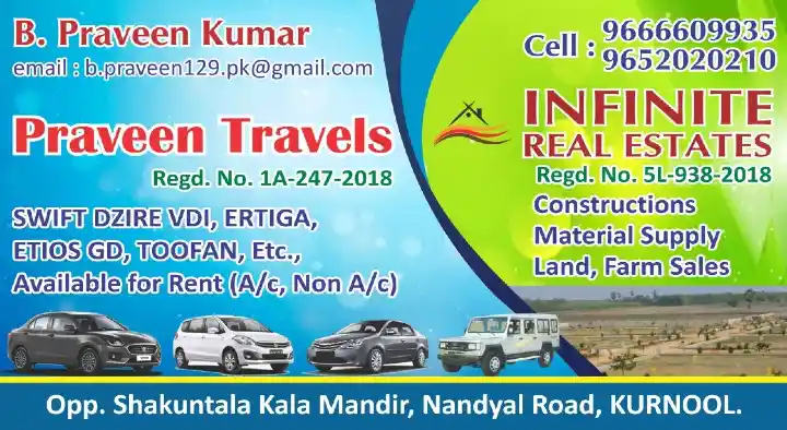 Praveen Travels in Nandyal Road, Kurnool