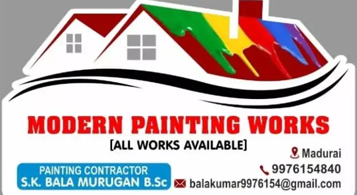 building painting contractors in Madurai : Modern Painting Works in Anna Nagar