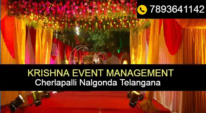 interior works and decorators in Nalgonda : Krishna Event management in Cherlapalli