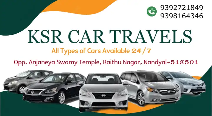 KSR Car Travels in Raitu Nagar, Nandyal