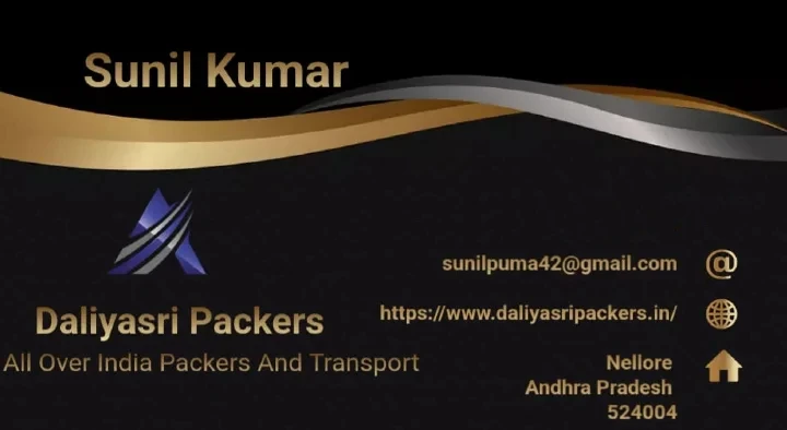 Daliya Sri Packers and Movers in Podalakur Road, Nellore