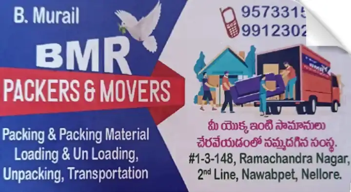 BMR Packers and Movers in Bangla Thota, Nellore