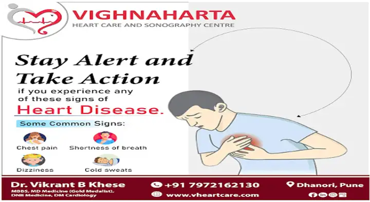 Doctors Cardiologists in Pune  : Vighnaharta Heart Care and Imaging Centre in Lohegaon