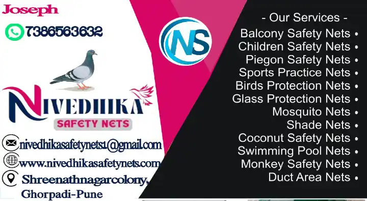 Nylon Net Dealers in Pune  : Nivedhika Safety Nets in Ghorpadi