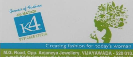 Jai Matadi K4 Designers Studioellbay  in M.G.Road, Vijayawada