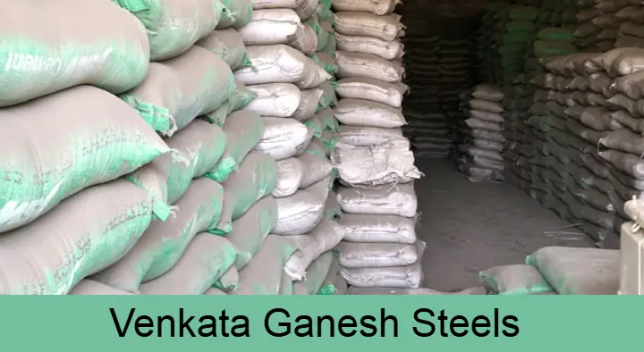 Cement Dealers in Visakhapatnam (Vizag) : Venkata Ganesh Steels in Kurmanpalem